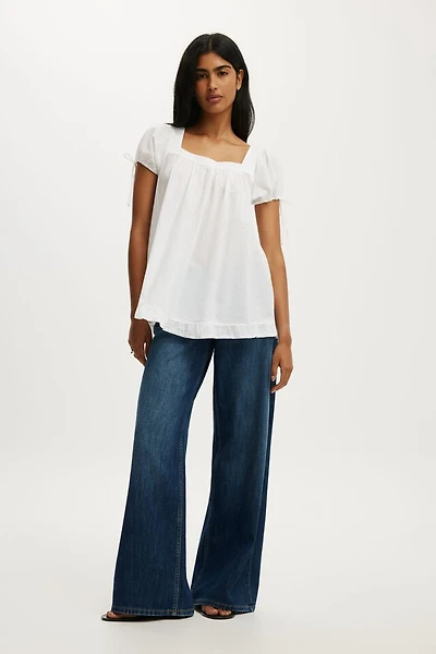 Eliza Babydoll Tunic Top