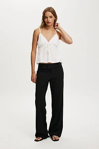 Lola Low Rise Suiting Pant