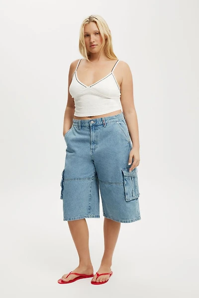 91 Baggy Denim Jort