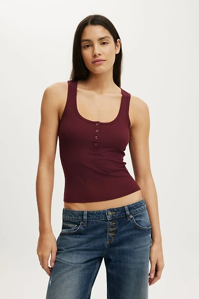 Henley Rib Tank