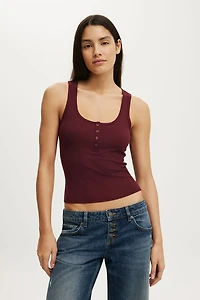 Henley Rib Tank