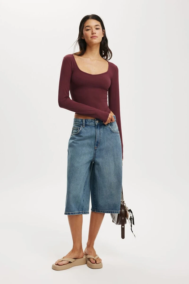 Baggy Denim Jort