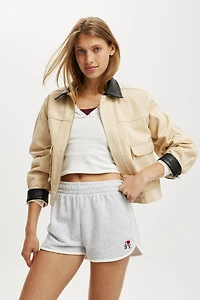 I Love NY Dolphin Hem Mini Short