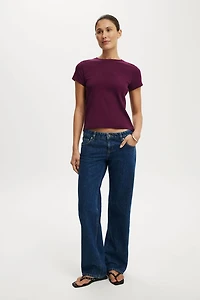 Low Rise Straight Jean