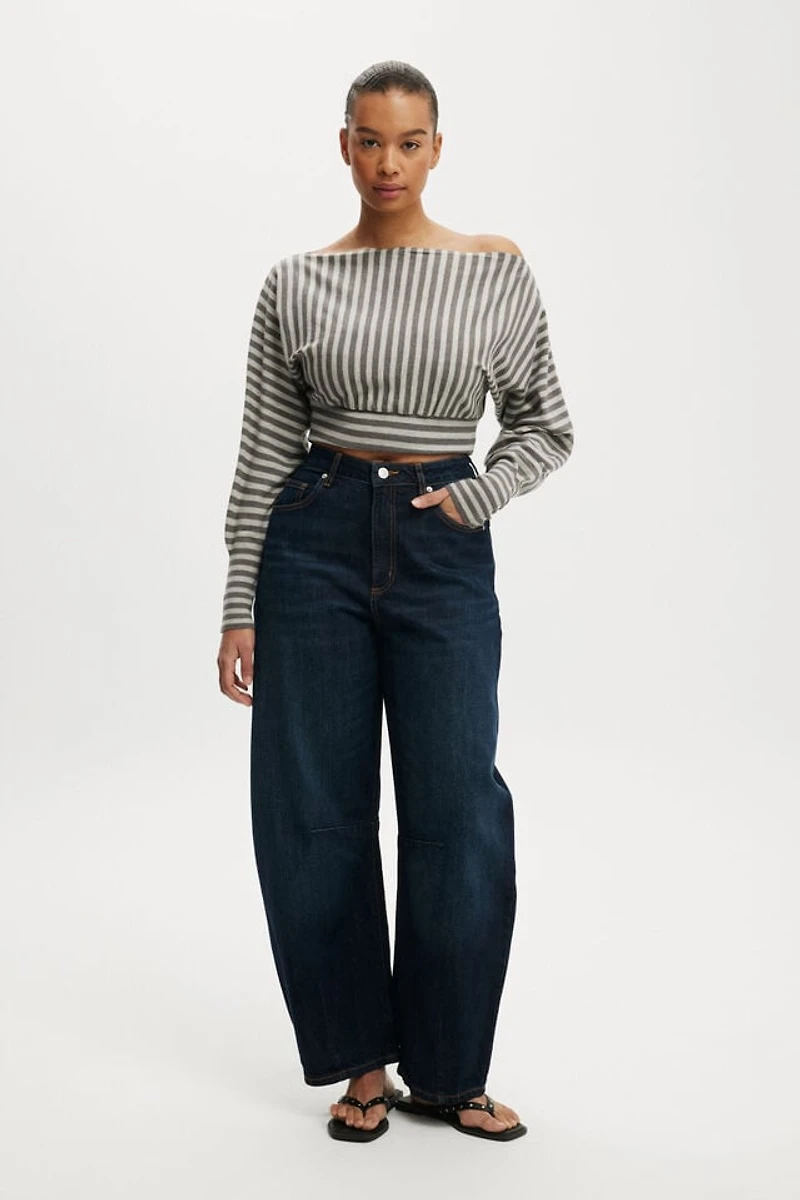 Curvy Barrel Jean