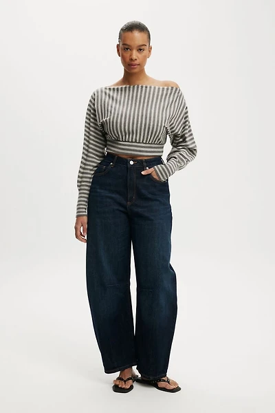 Curvy Barrel Jean