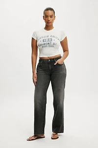 Curvy Low Rise Straight Jean