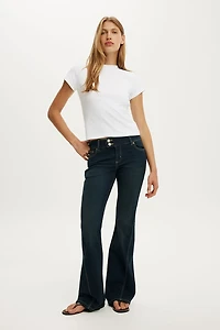 Mid Rise Bootcut Jean