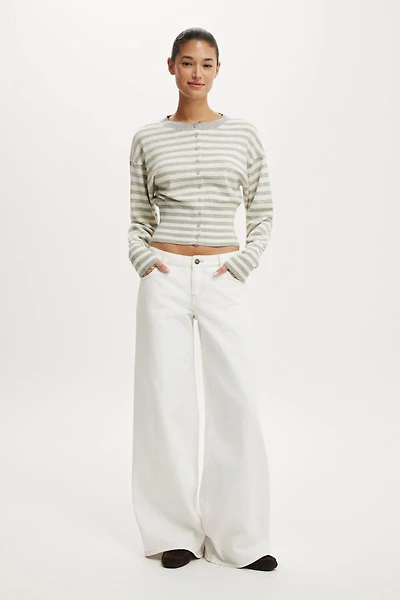 Sara Button Cardigan