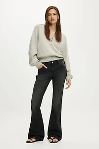 Mid Rise Bootcut Jean