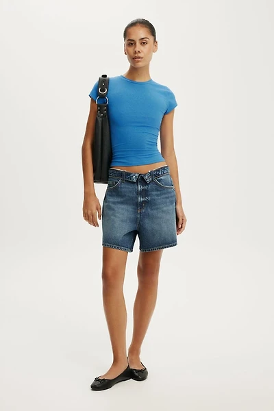 High 90 S Denim Short