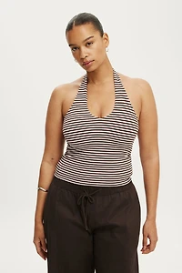 All Day V Neck Halter
