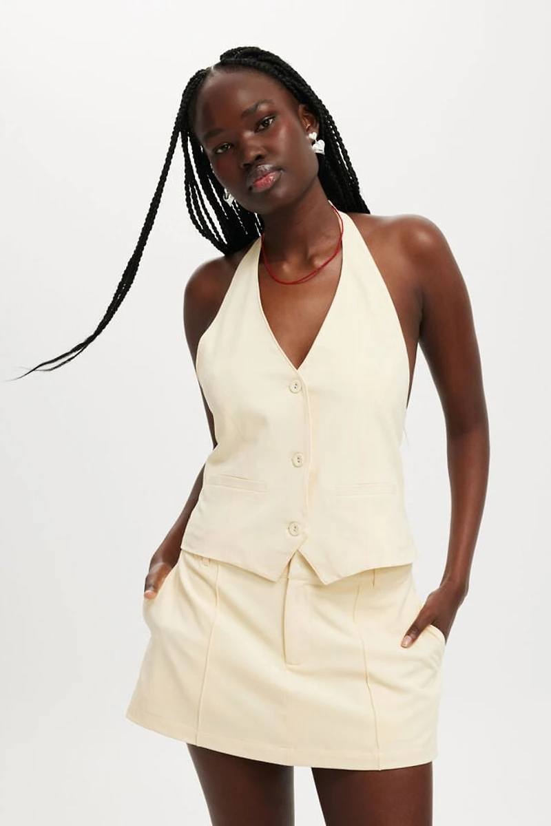 Luis Suiting Skirt