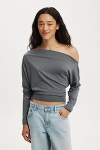 Peyton Off Shoulder Long Sleeve