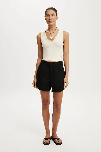 High 90 S Denim Short