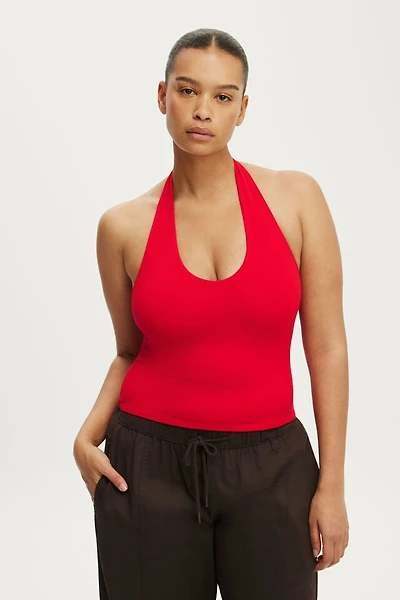 All Day V Neck Halter