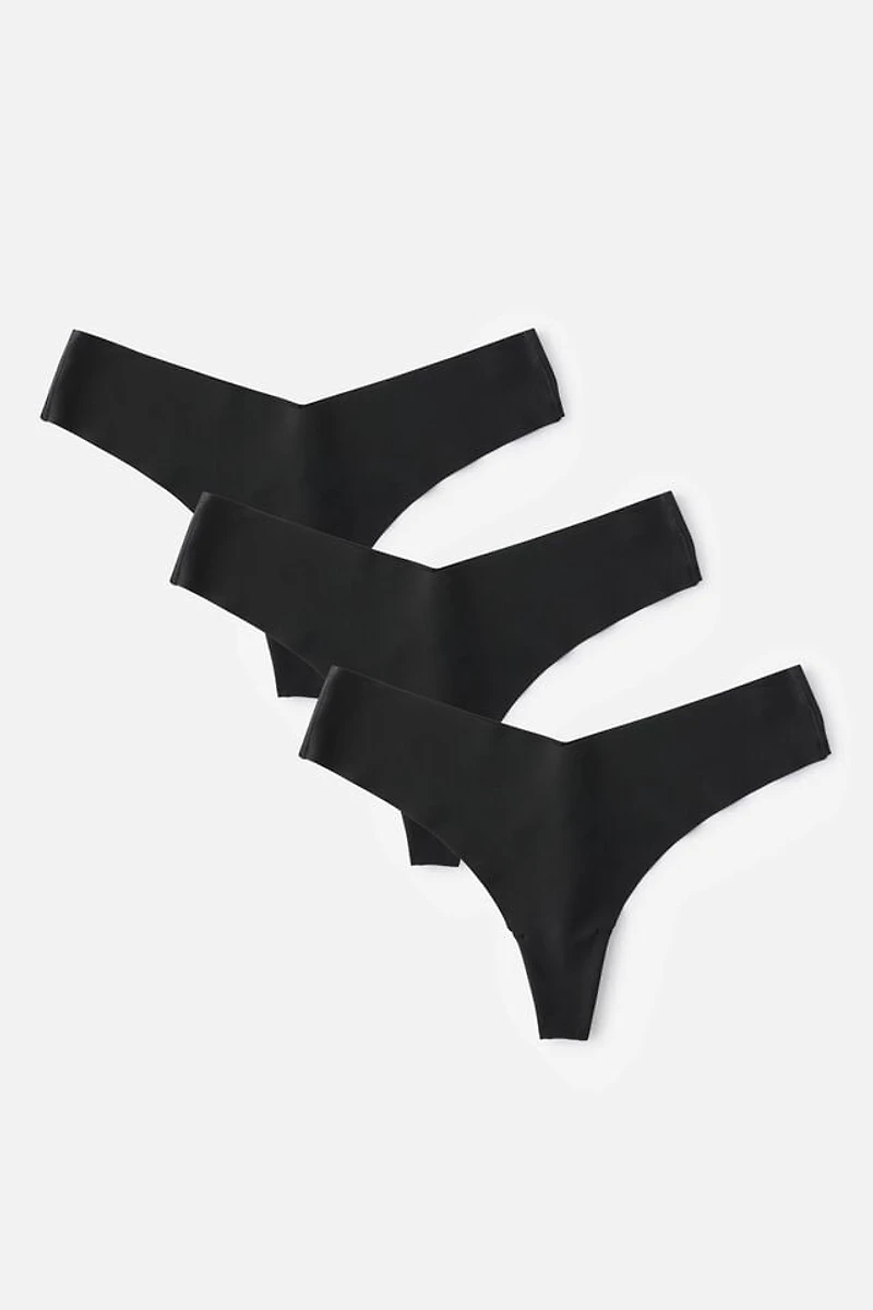 Pack Invisible Thong Brief