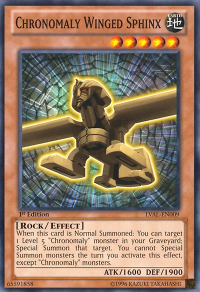 Chronomaly Winged Sphinx - LVAL-EN009 - Common - 1st Edition