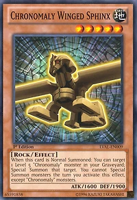 Chronomaly Winged Sphinx - LVAL-EN009 - Common - 1st Edition