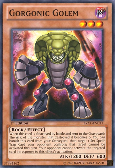Gorgonic Golem - LVAL-EN011 - Common
