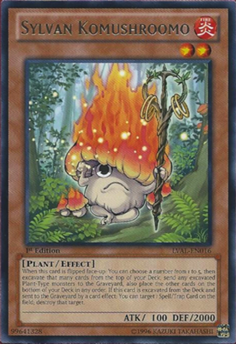 Sylvan Komushroomo - LVAL-EN016 - Rare - 1st Edition