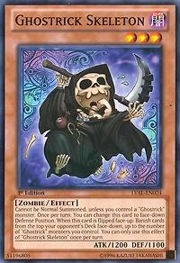 Ghostrick Skeleton - LVAL-EN024 - Common - 1st Edition