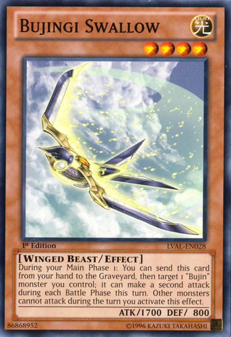 Bujingi Swallow - LVAL-EN028 - Common - 1st Edition