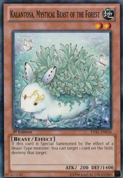 Kalantosa, Mystical Beast of the Forest - LVAL-EN036 - Common