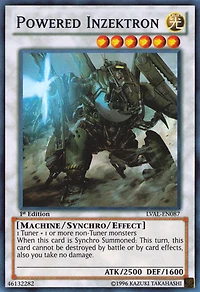Powered Inzektron - LVAL-EN087 - Super Rare - 1st Edition