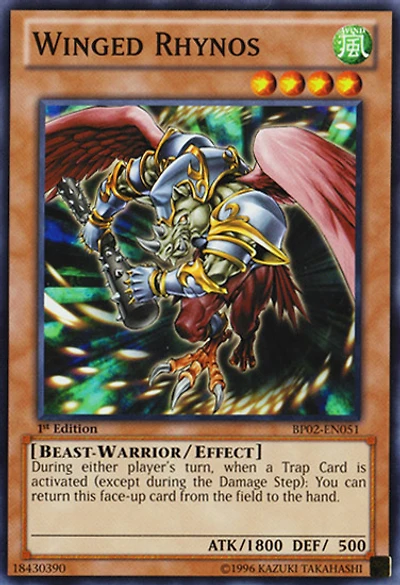 Winged Rhynos - BP02-EN051 - Common - Unlimited Edition