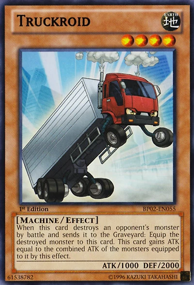 Truckroid - BP02-EN055 - Rare - Unlimited Edition
