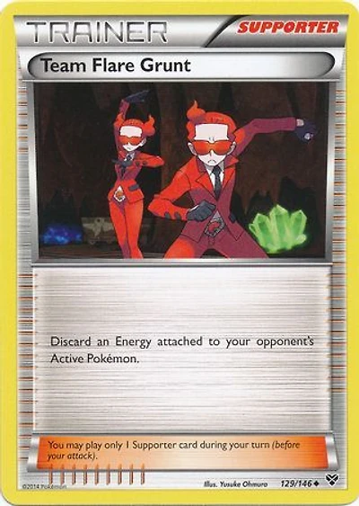 Team Flare Grunt - 129/146 - Uncommon
