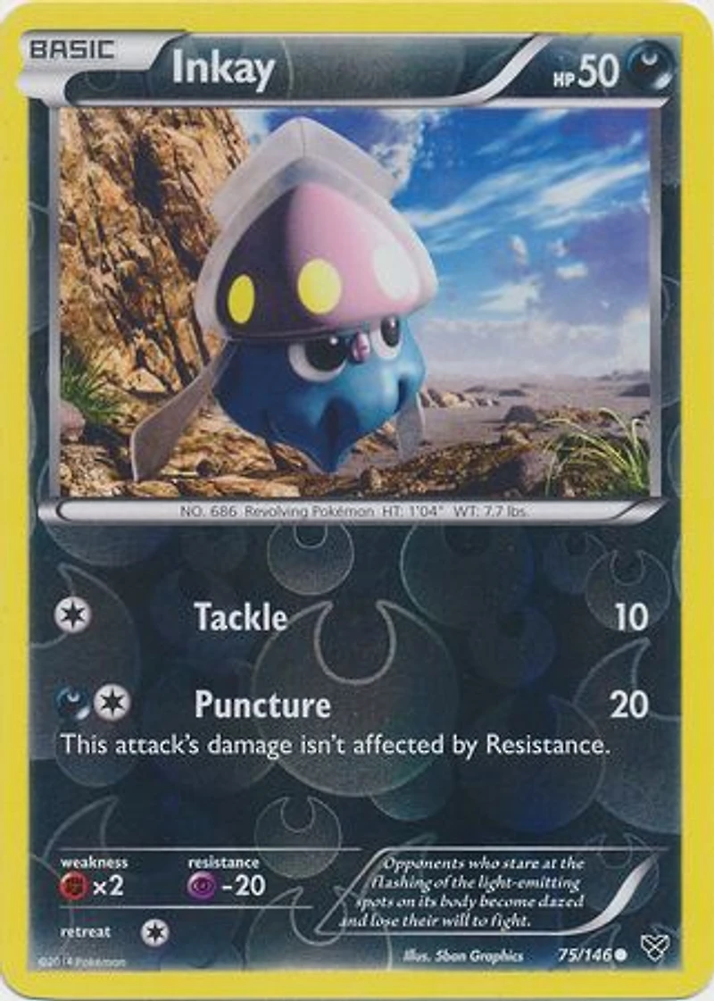 Inkay - 75/146 - Common - Reverse Holo