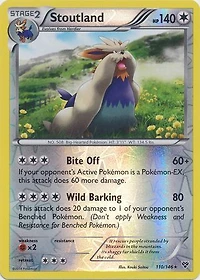 Stoutland - 110/146 - Rare - Reverse Holo