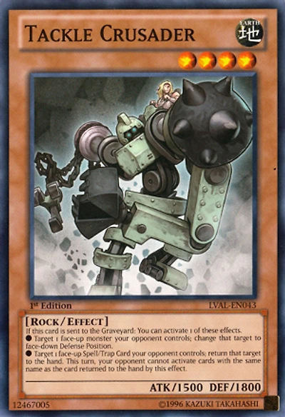 Tackle Crusader - LVAL-EN043 - Common - Unlimited Edition