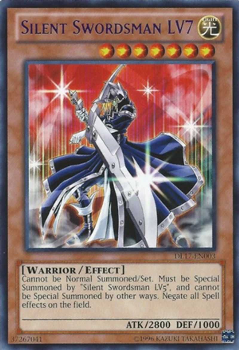 Silent Swordsman LV7 - Blue - DL17-EN003 - Rare - Unlimited Edition