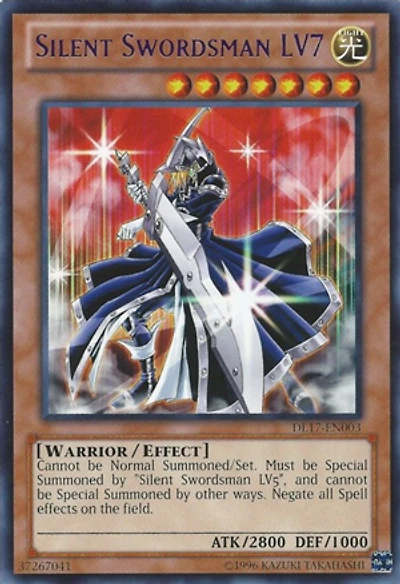 Silent Swordsman LV7 - Blue - DL17-EN003 - Rare - Unlimited Edition