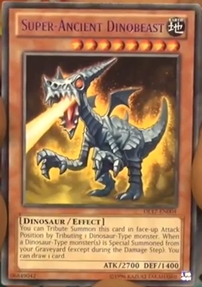 Super-Ancient Dinobeast - Blue - DL17-EN004 - Rare - Unlimited Edition