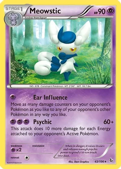 Meowstic - 43/106 - Rare