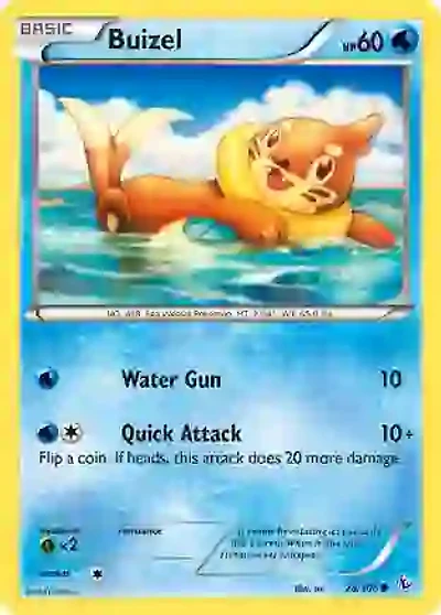 Buizel - 28/106 - Common - Reverse Holo