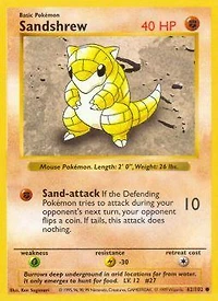 Sandshrew - 62/102 - Common - Shadowless Edition