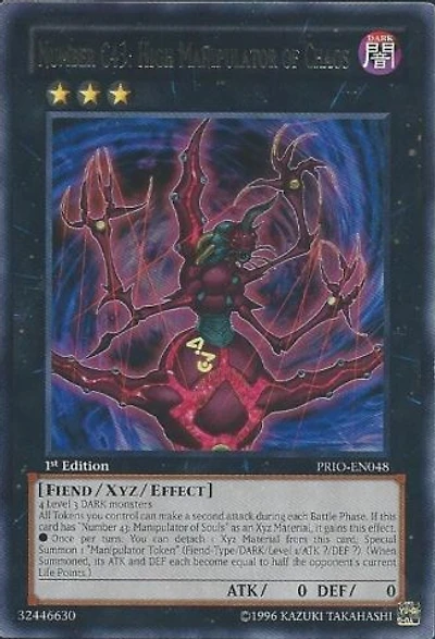 Number C43: High Manipulator of Chaos - PRIO-EN048 - Rare - 1st Edition