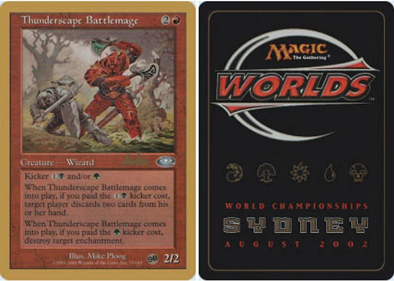 Thunderscape Battlemage - Sideboard - Brian Kibler - 2002