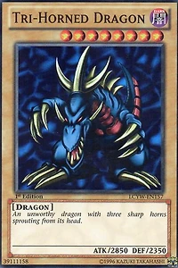 Tri-Horned Dragon - LCYW-EN157 - Super Rare - Unlimited Edition