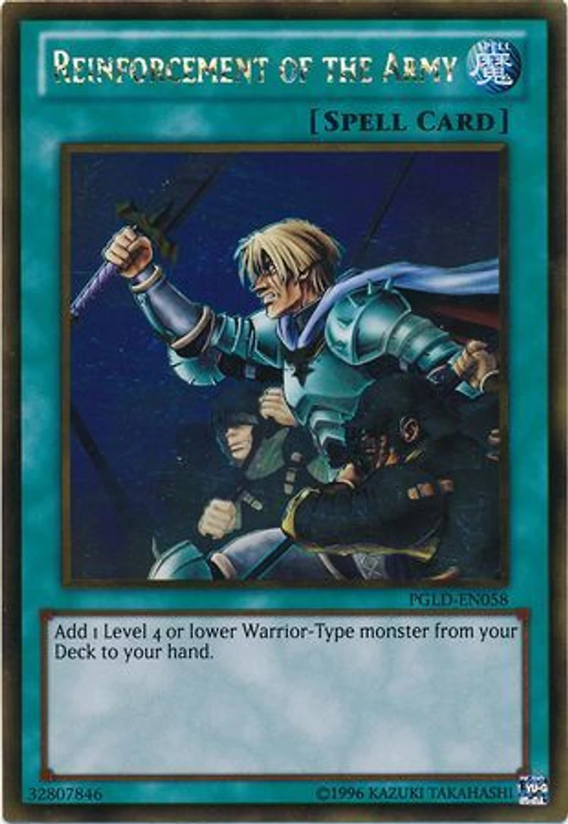 Reinforcement of the Army - PGLD-EN058 - Gold Rare - Unlimited Edition