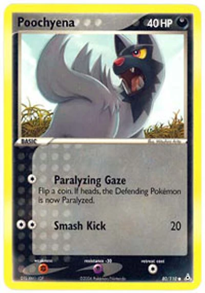 Poochyena - 80/110 Common