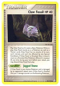 Claw Fossil - 91/110 - Common