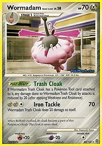 Wormadam Trash Cloak - 43/132 - Rare