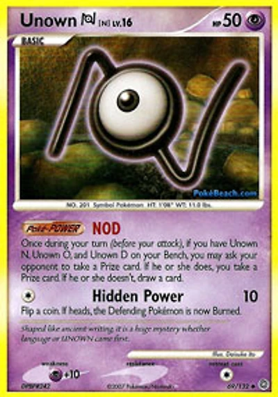 Unown [N] - 69/132 - Uncommon