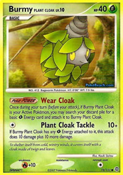 Burmy Plant Cloak - 78/132 Common